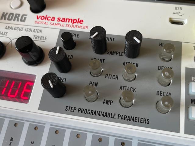 KNOB WITH INDICATOR FOR KORG VOLCA SERIES 3D model thumbnail
