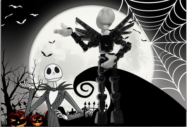 Mini 13 Jack Skellington 3D model thumbnail