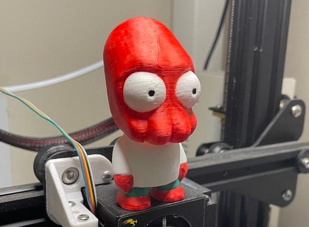 Zoidberg BigHead Bobblehead 3D model thumbnail