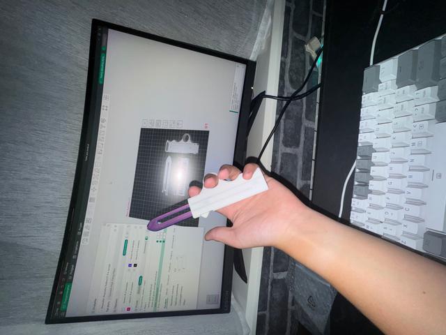 Upgraded OTF uhltimate fidget knife 3D model thumbnail