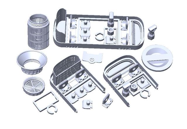 The Ultimate Cereal Container Filament Drybox - (un)Official Remix Nested Kit 3D model thumbnail