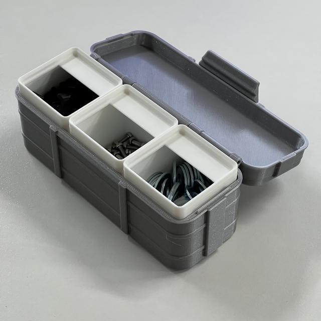 3x1 Gridfinity Case 3D model thumbnail