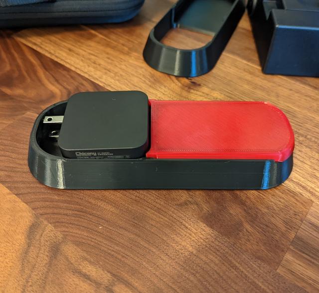 Steam Deck US Charger Case Extra Space Remix 3D model thumbnail