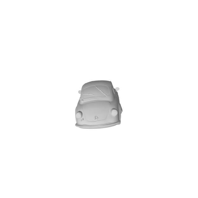 chibi style porsche 911 3D model thumbnail