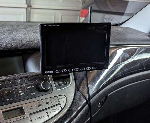 Backup Camera Vent and Mirror Mounts 3D model thumbnail