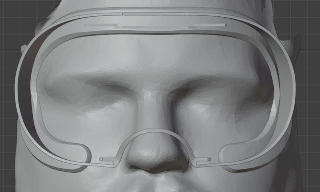 Quest 3s Facial interface (profile for self-design) 3D model thumbnail