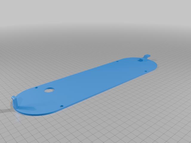 KT1015 zero clearance insert 3D model thumbnail