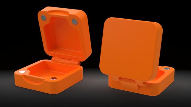 Magnetic Box (5x2mm magnet Edition) 3D model thumbnail