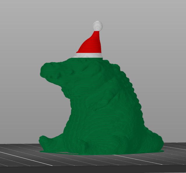 Chubby Christmas Croc 3D model thumbnail