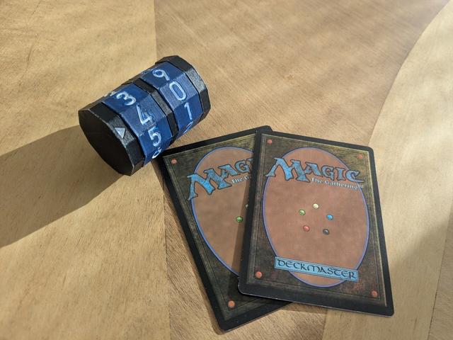Tactile Life Counter for Commander / Magic the Gathering / EDH 3D model thumbnail