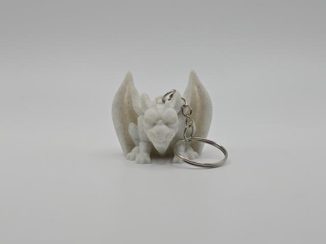Mini Gargoyle Keychain (Remix) 3D model thumbnail