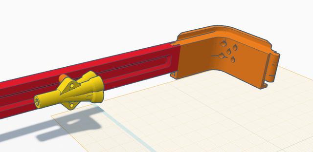 K1 Max Riser for 5 in 1 PTFE Combiner 3D model thumbnail