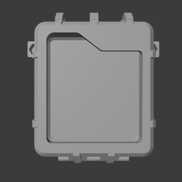 Samsung Z Flip 6 - GoPro attachment mount 3D model thumbnail