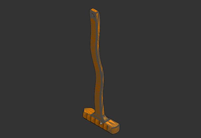 Ultimate Back Scratcher combined remix for big boy printers 3D model thumbnail