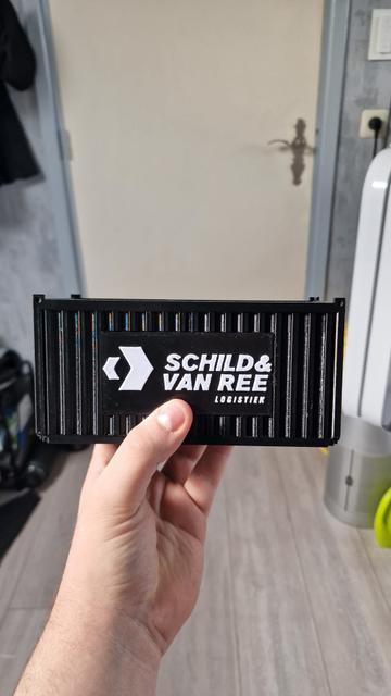 Shipping crate with place for any logo 3D model thumbnail