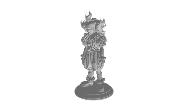 pennywise v2 3D model thumbnail