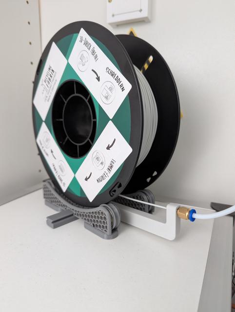 Spool roller filament guide 3D model thumbnail