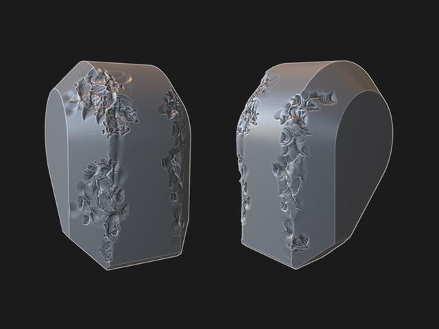Battle Damaged Head for DUMMY 13 1.0 3D model thumbnail