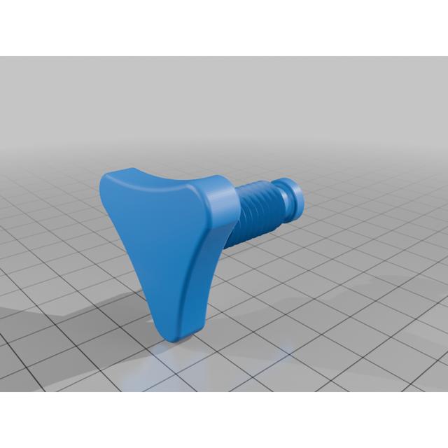 MGI Zip Golf Trundler Umbrella Holder Screw 3D model thumbnail