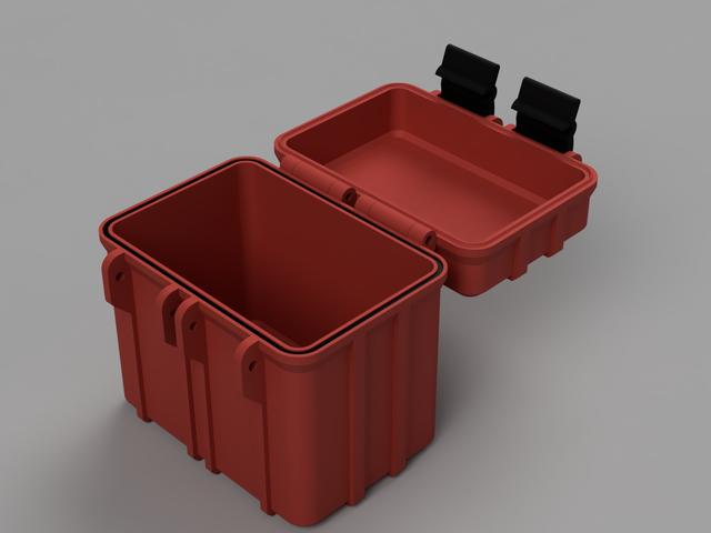 Rugged Box - Bang! Card Game The Bullet 3D model thumbnail