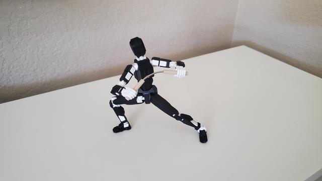 Dummy 13 nunchuck 3D model thumbnail