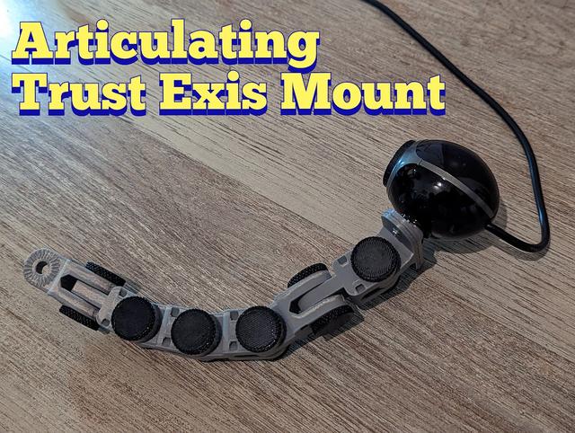 Trust Exis adapter for Articulating Camera Mount 3D model thumbnail