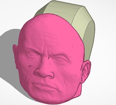 Rock 13 HEAD 3D model thumbnail