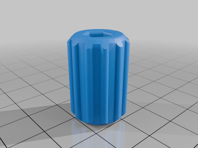 1/4 bit tool holder 3D model thumbnail