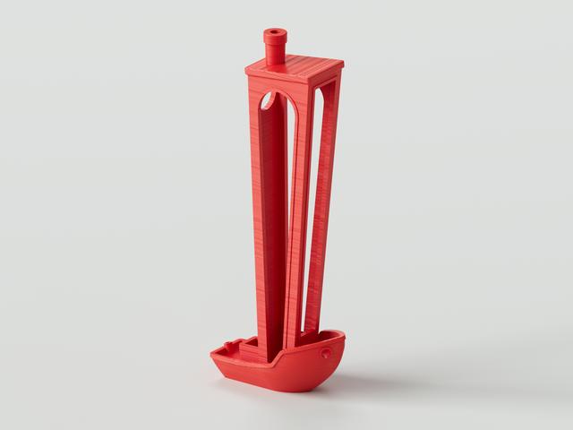 Tall Benchy 3D model thumbnail