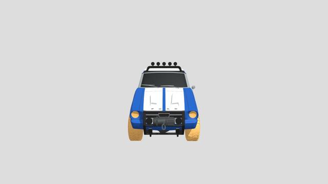 Ford Mustang OffRoadster 1965 for 3D-printing 3D model thumbnail