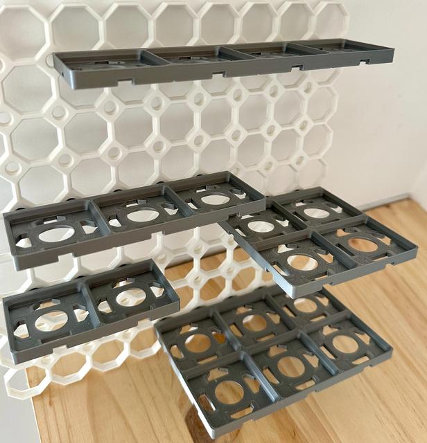 Multiboard Gridfinity Shelf (multiple sizes) 3D model thumbnail