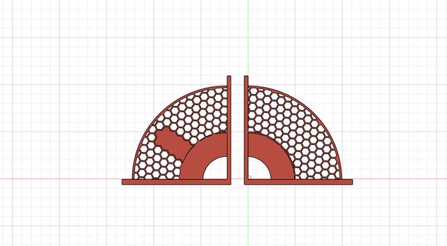 PRUSA Spool Bookends 3D model thumbnail
