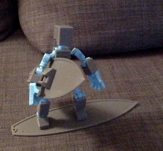 Mini 13 surfboard- goofy or normal 3D model thumbnail