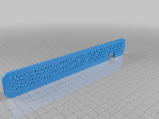 Back Grill 3D model thumbnail