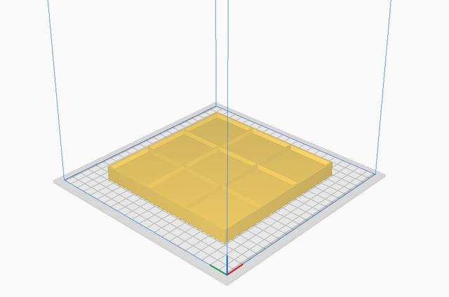 Tic‑Tac‑Toe Board (X and O Game Pieces) 3D model thumbnail