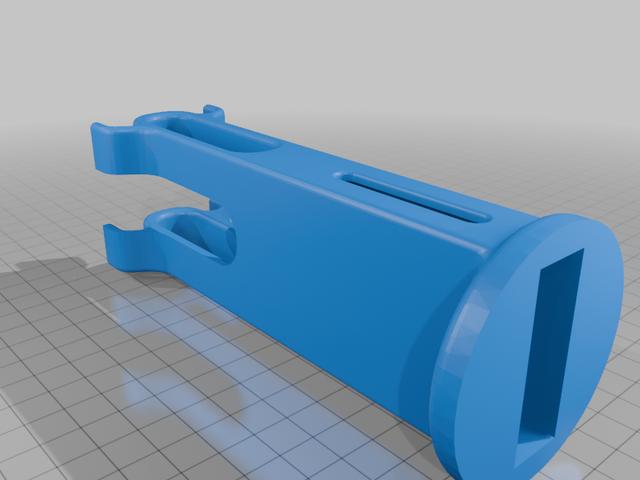 Mach 3 Duo Stand with Blade Case Holder 3D model thumbnail