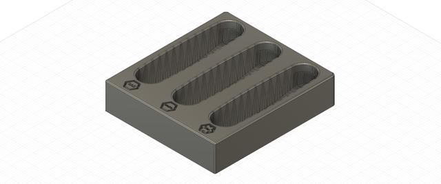 Harbor Freight Hexkey Holder (3) (Skadis) 3D model thumbnail