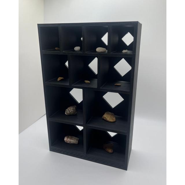 Gem & Mineral Desktop Display Case 3D model thumbnail
