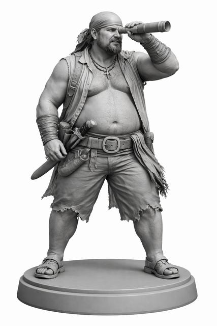 Lookout Buccaneer 3D model thumbnail
