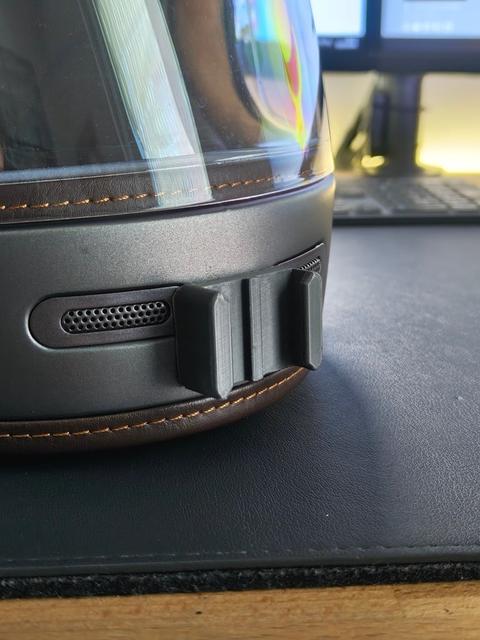ByCity Roadster III Helmet GoPro Chin Mount 3D model thumbnail
