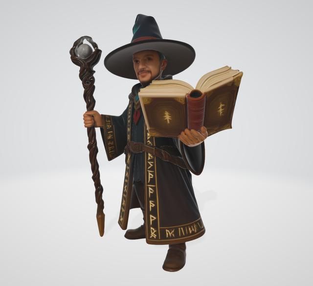 Mage 3D model thumbnail