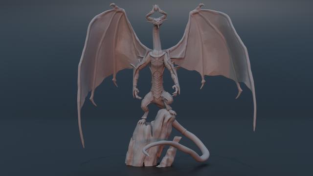Nicol Bolas 3D model thumbnail