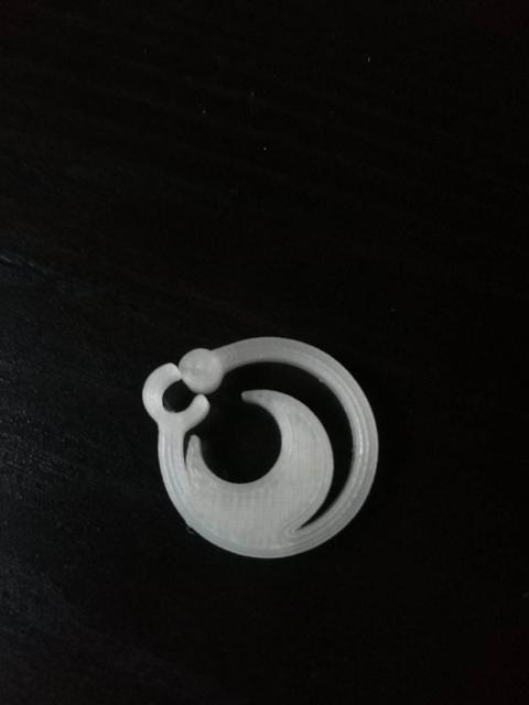 Spínací dekorativní měsíc 3D model thumbnail
