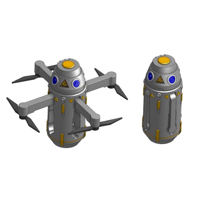 G-50 Seeker Grenade helldiver 2 3D model thumbnail