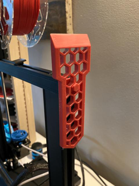 hexscraper hanger for ender 3/v2/neo/pro 3D model thumbnail