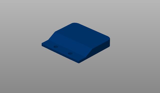 HexScraper w/ detachable blades holder 3D model thumbnail