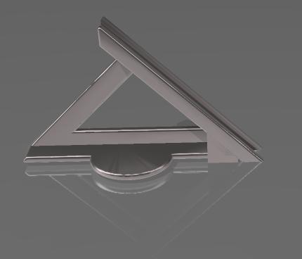 45° Drilling Guide 3D model thumbnail