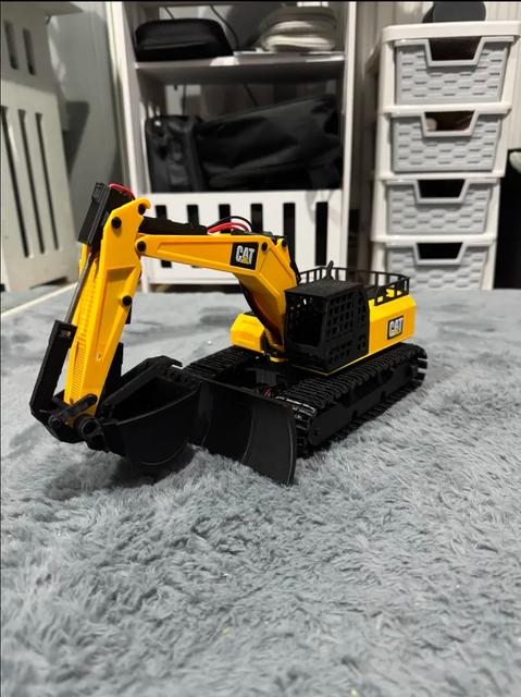CAT Logos for ProfessorBoots Excavator 3D model thumbnail