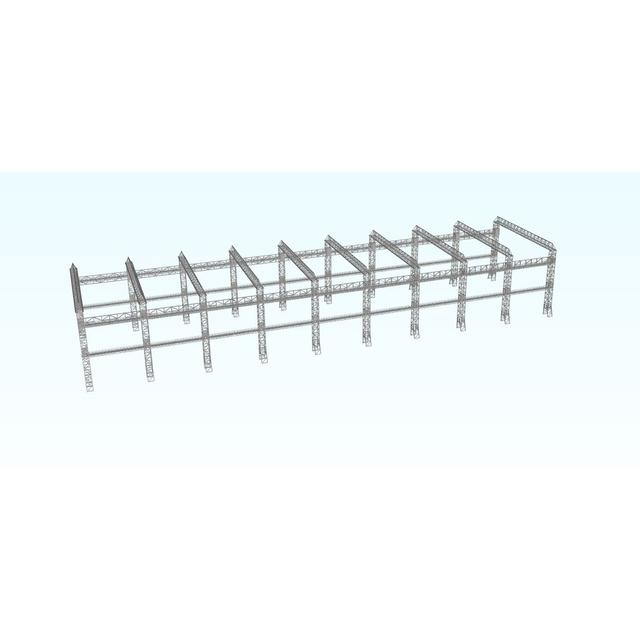 Gantry Crane / Shipyard Crane 3D model thumbnail