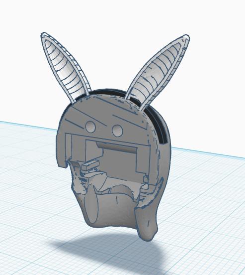 bunny ears 3D model thumbnail